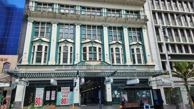 Much of the Strand Arcade building is vacant. Photo: RNZ / Emma Stanford