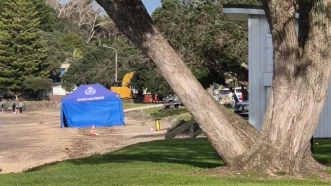 A body was found in the water at Arkles Bay near Whangaparāoa this morning.