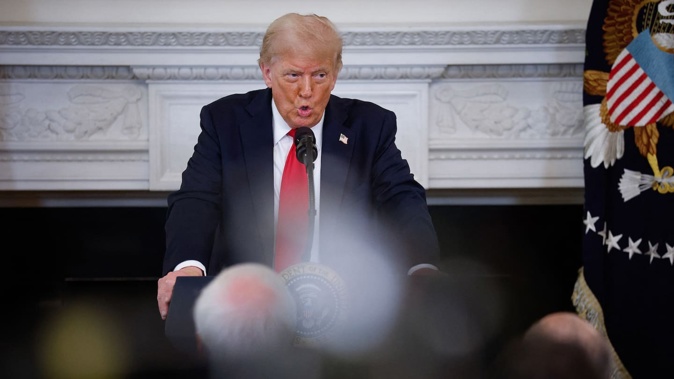 Donald Trump urged Russia to end its Ukraine war within 50 days or face 100% tariffs. Photo / Kevin Dietsch, AFP