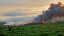 Blaze closes SH1 near Cape Rēinga, campground evacuated, six choppers fighting the flames