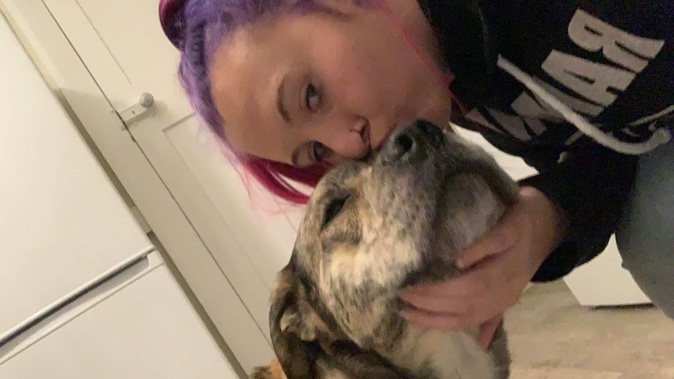 A Christchurch couple were told their dog Maverick had “severely injured” the police dog. Photo / Supplied