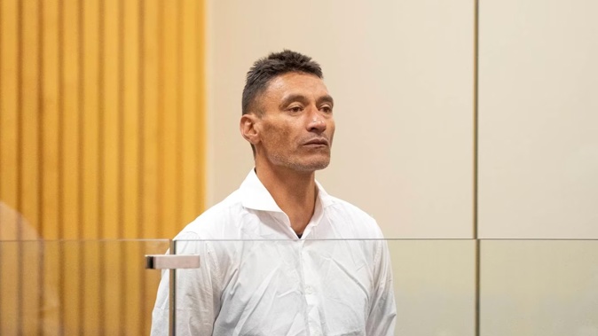 Jeffrey Gear during sentencing in the High Court at Rotorua. Photo / Andrew Warner