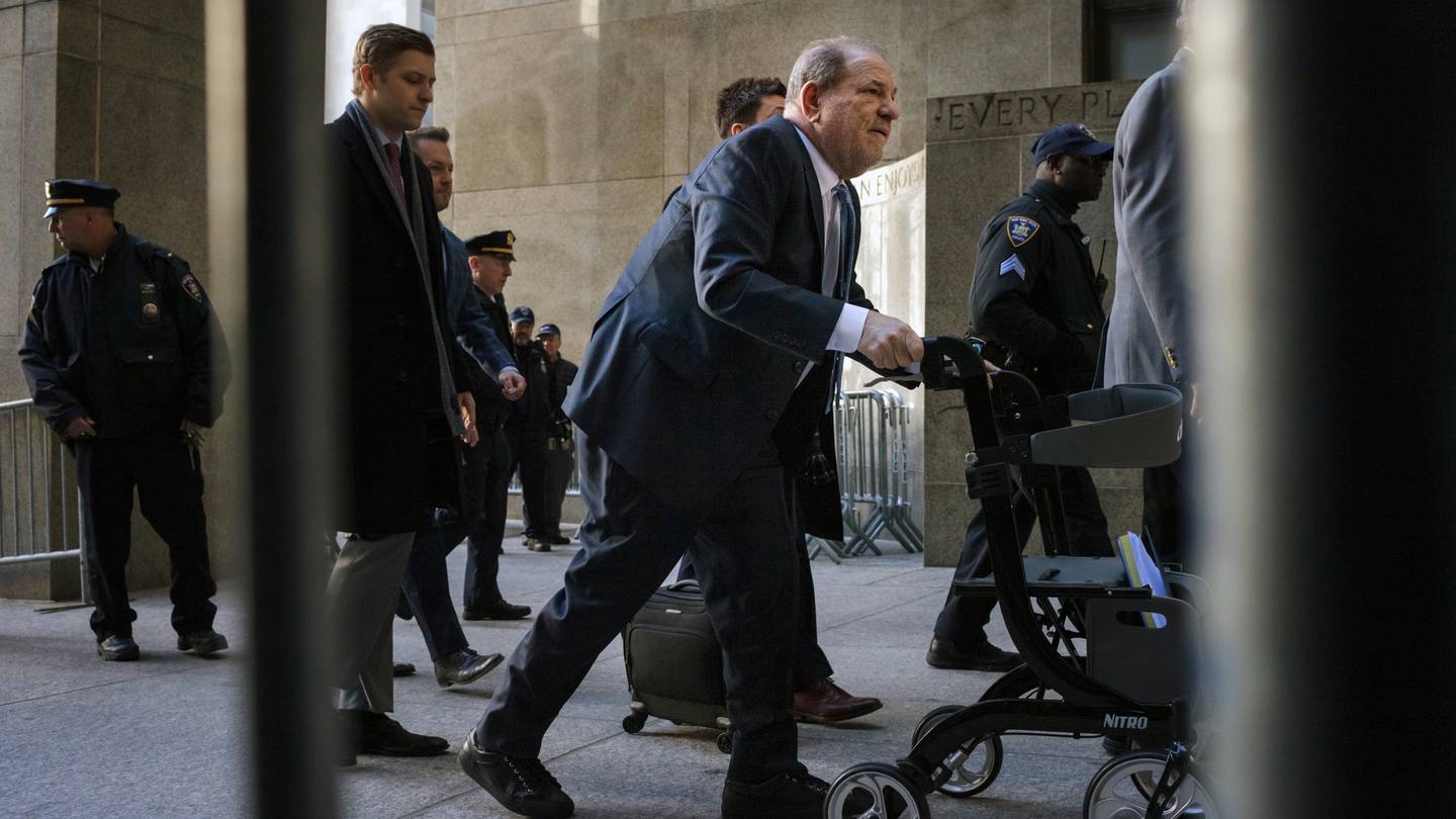 A lower appeals court affirmed Weinstein's conviction in June, but New York's highest court is allowing him to continue appealing. Photo / Anna Watts, The New York Times
