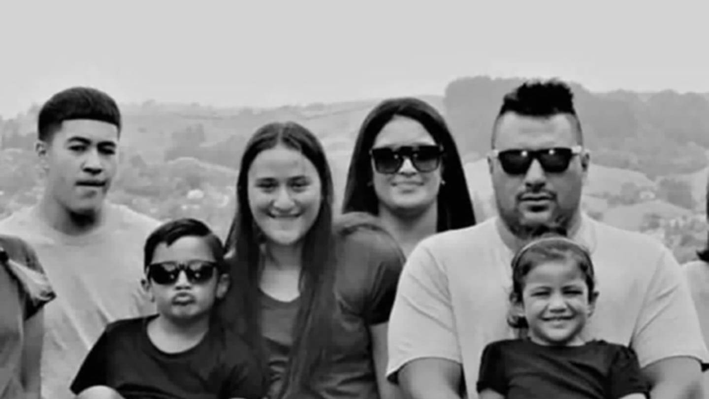 Anthony Takrouna Bell of Te Kuiti (right) died after a fight outside the Mobil service station in Otorohanga in 2021.