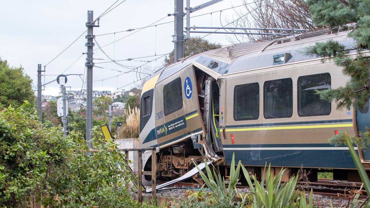 Concrete block stopped runaway Wellington train crashing into someone's backyard