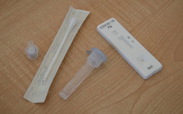 A Covid-19 rapid antigen testing kit. (Photo / Dean Purcell)