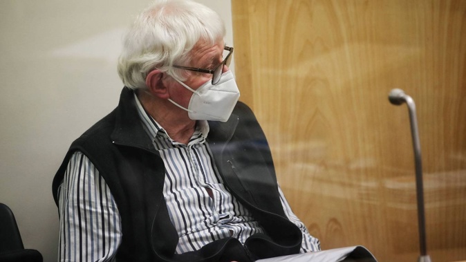 Former teacher Malcolm Ross Davidson appears in Auckland District Court, where he pleaded guilty to nearly 200 counts involving child molestation and illegal intimate visual recordings. (Photo / Jason Oxenham)