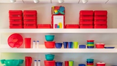 Tupperware stock closed down nearly 50 per cent after the company warned that it may go out of business. Photo / Getty Images