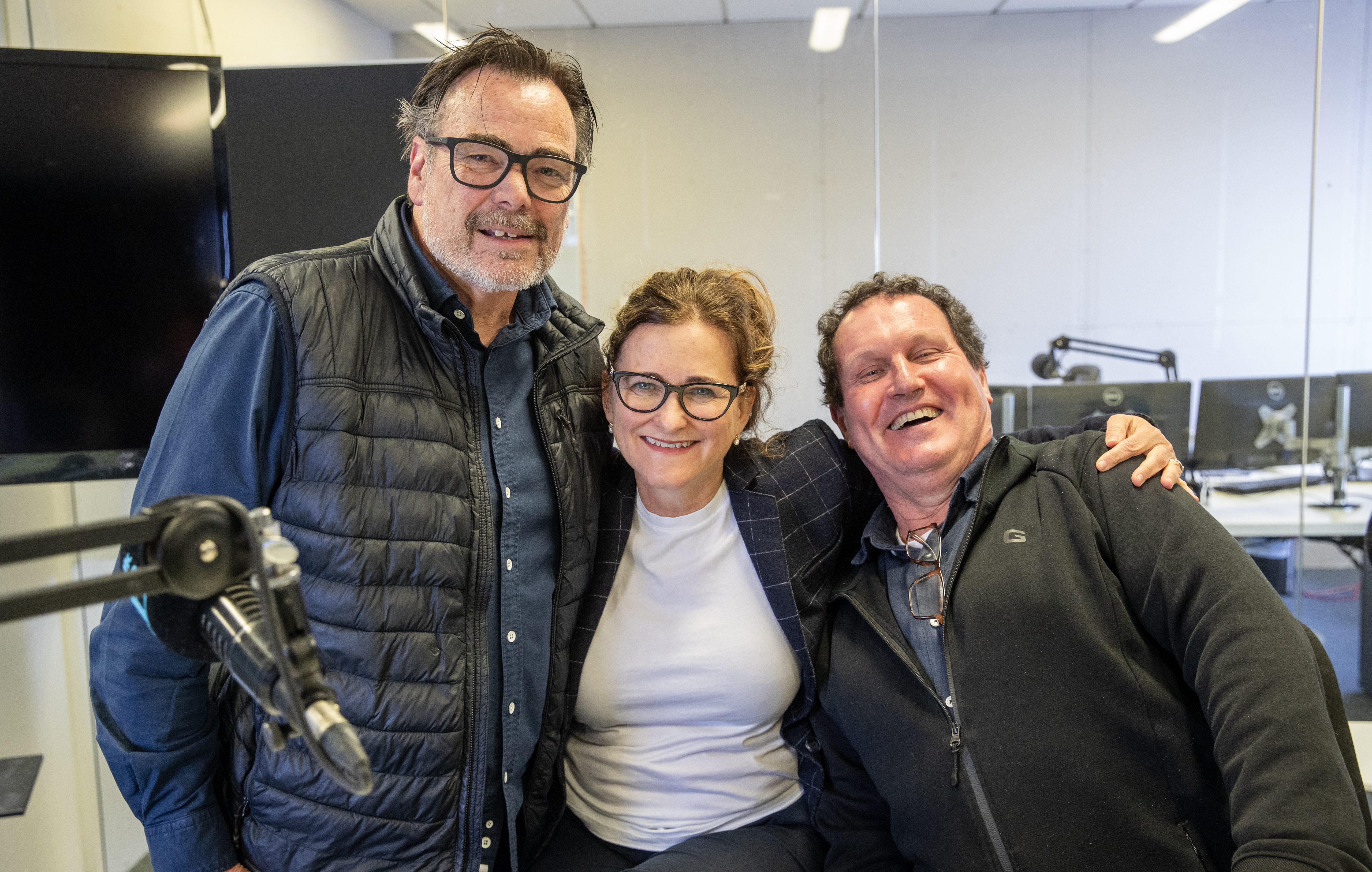 Nick Mills, Josie Pagani and Dave Armstrong. Image / Mark Mitchell