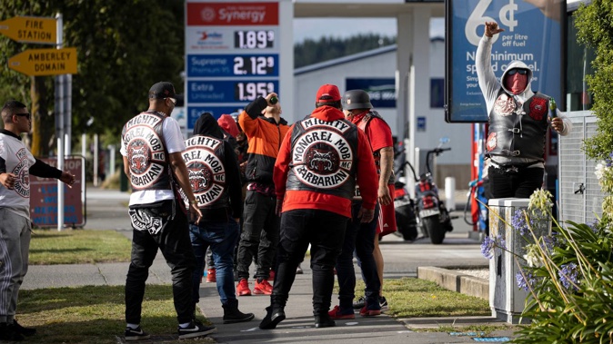 Mighty Mongrel Mob Barbarian MC members are being hunted after a shooting in Christchurch. File Photo / George Heard