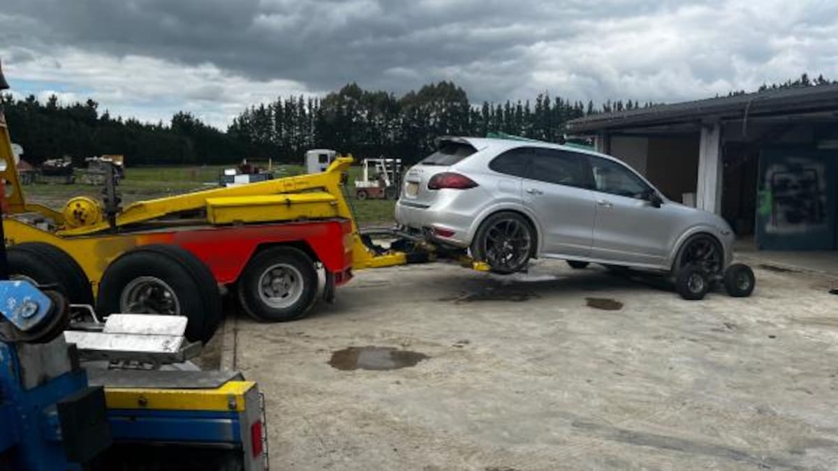 Mongrel Mob raid: ‘Chop shop’ cars, guns, drugs, and cash found, police say