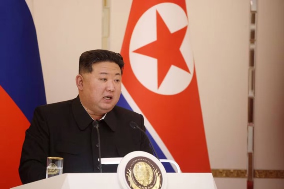North Korean leader Kim Jong Un has overseen the test-firing of two "new" air defence missiles. Photo / Getty Images