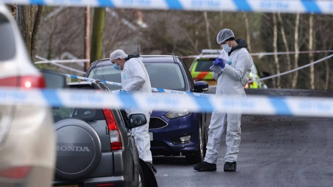The sports complex where off-duty PSNI Detective Chief Inspector John Caldwell was shot. Photo / AP