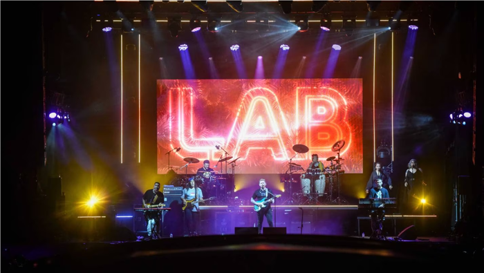 A person was allegedly stabbed in the crowd at the LAB concert in Hastings. Photo / NZME