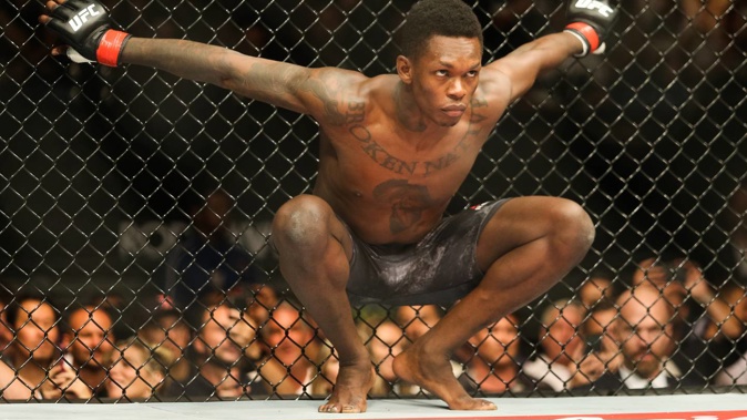 Israel Adesanya is among a number of athletes considering a move abroad for the good of their careers. (Photo / Photosport)