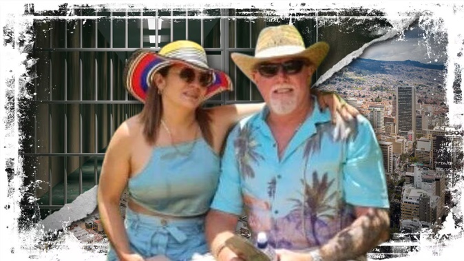 Claudia Romero Lopez and Peter Wellman were both sent to prison for their part in a South American-linked syndicate smuggling Class A drugs into New Zealand. Facebook Image / NZME Graphic