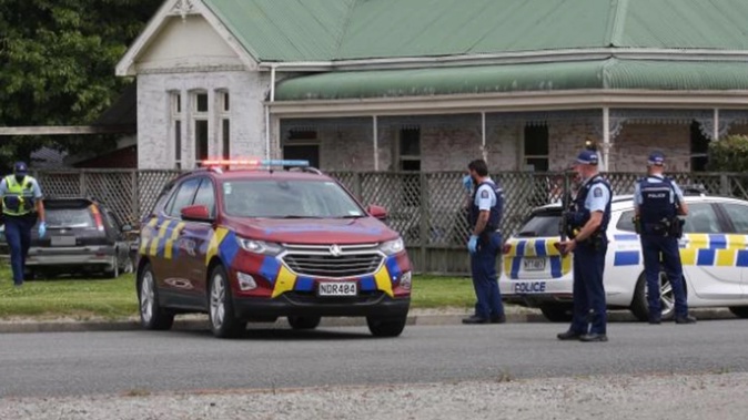 Police were called the house in the central Southland town of Winton yesterday afternoon. (Photo / Toni McDonald)
