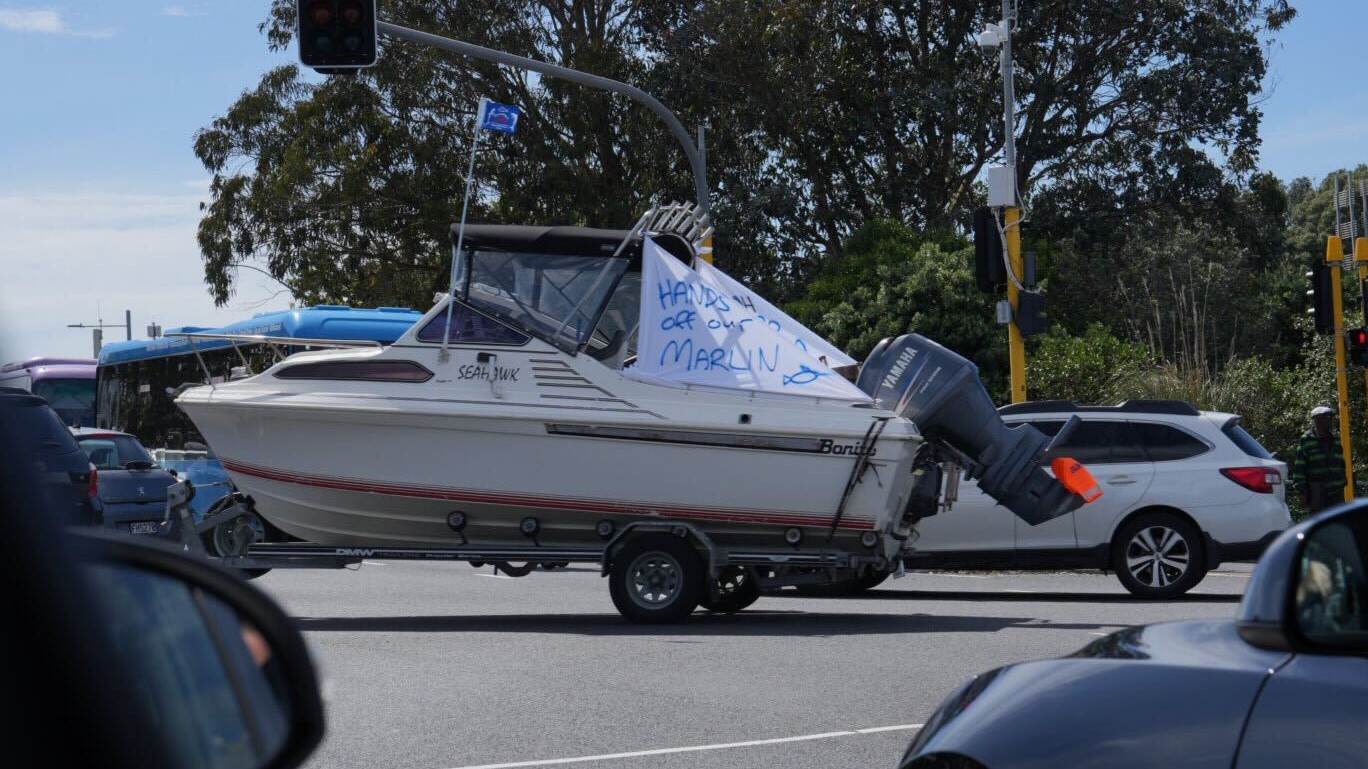 One Ocean protesters. Photo / Anna Heath