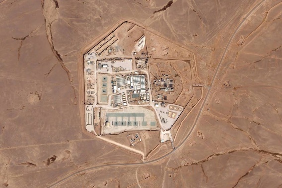 A military base known as Tower 22 in northeastern Jordan. Photo / AP