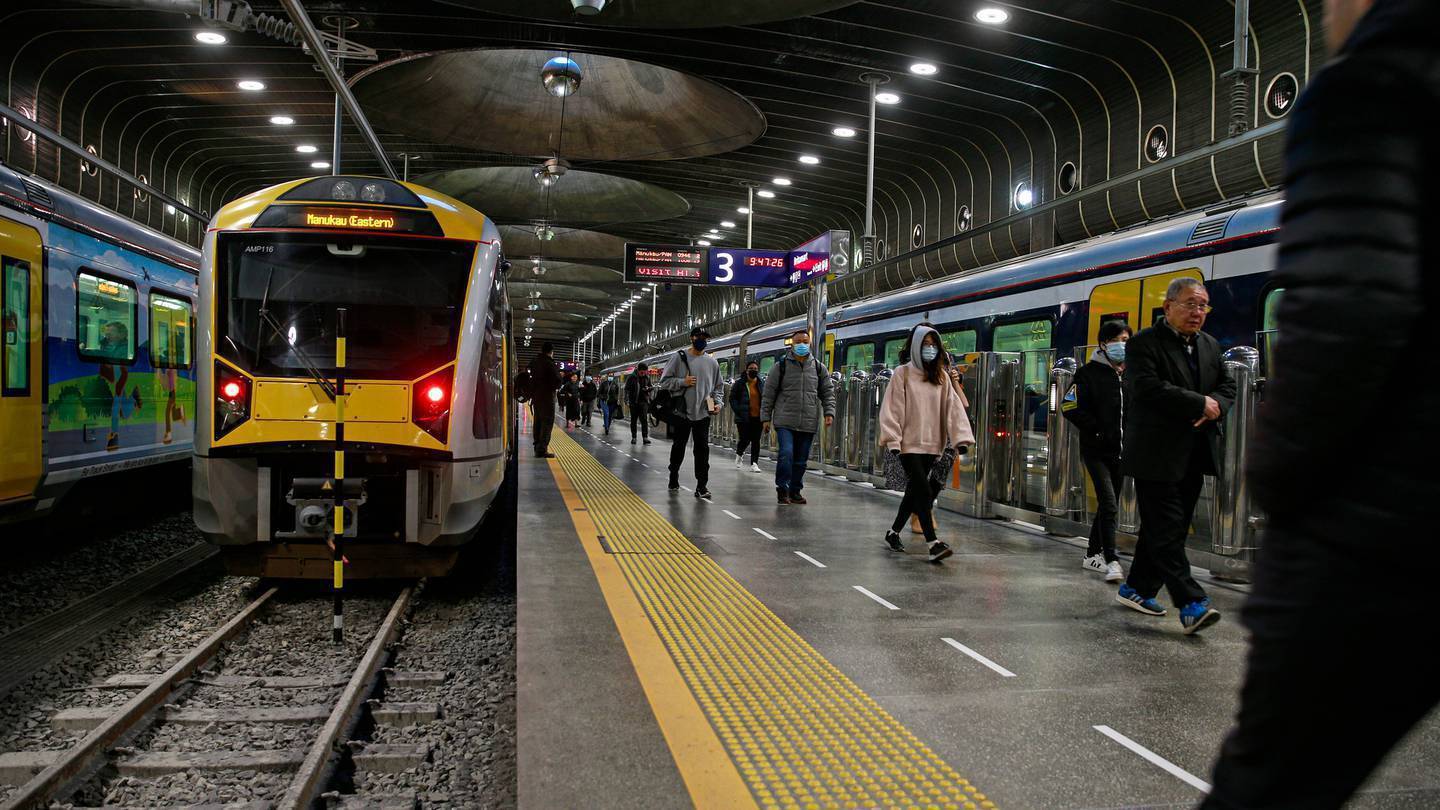 Auckland's trains are running at a reduced frequency today because of train crew shortages. Photo / Alex Burton