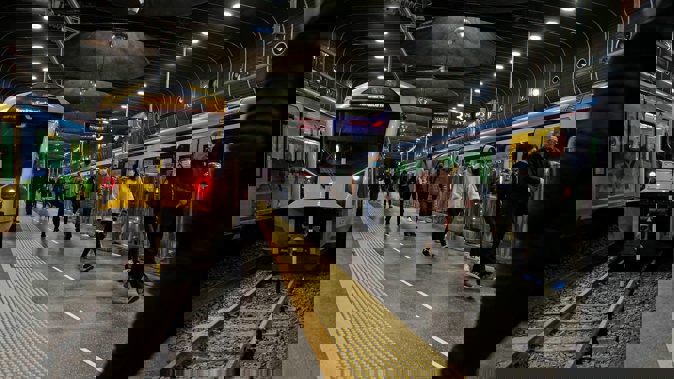 Auckland's trains are running at a reduced frequency today because of train crew shortages. Photo / Alex Burton