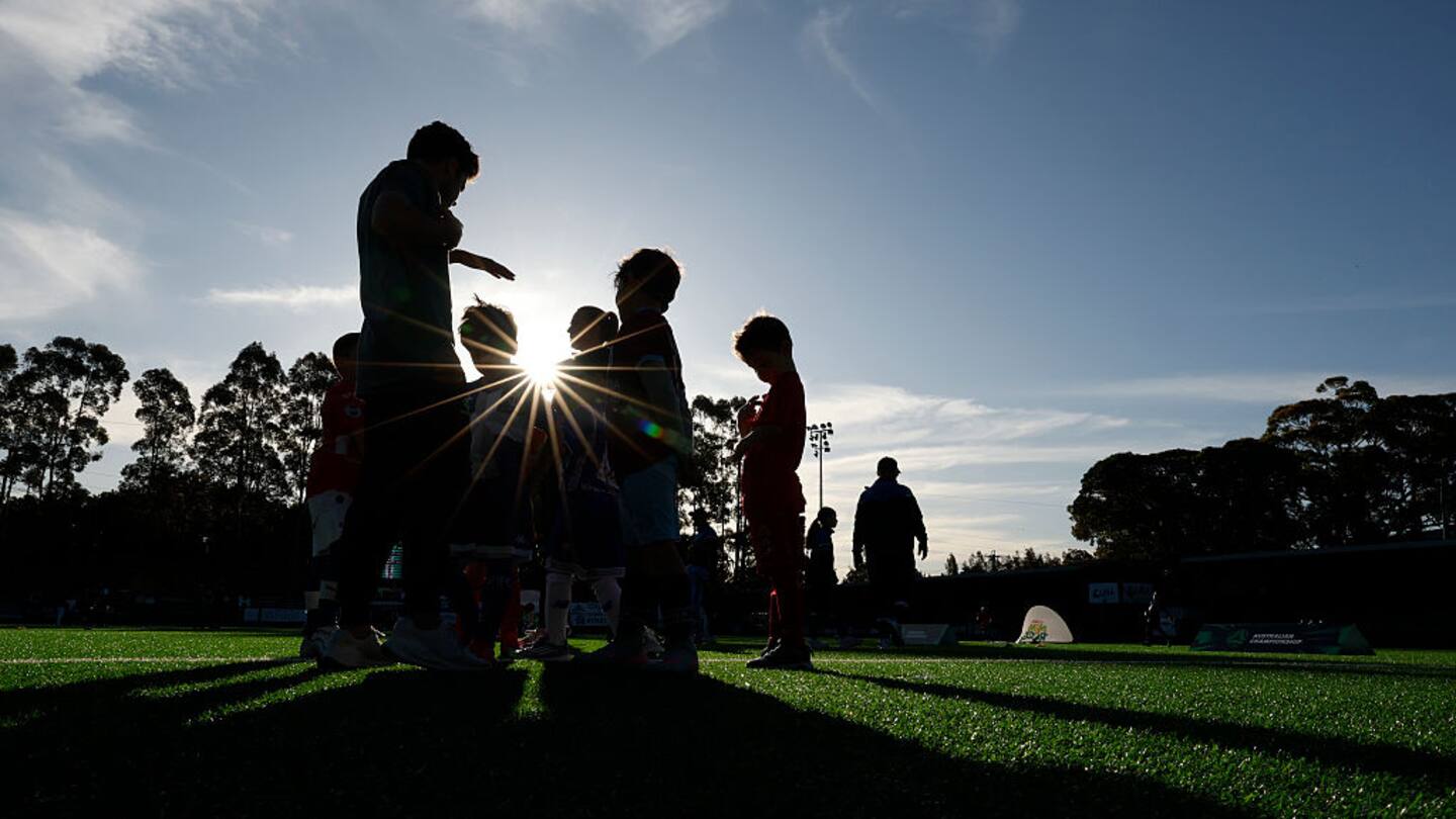 The children's football coach has been permanently banned from the league for sending the cocaine message. Photo / Darrian Traynor, Getty Images for Football Australia