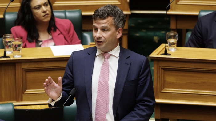 Act leader David Seymour during the second reading of the Treaty Principles Bill, Parliament, Wellington. 10 April, 2025. Photo / Mark Mitchell