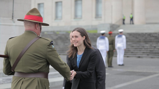 Sanna Marin in Auckland. Photo / Michael Craig