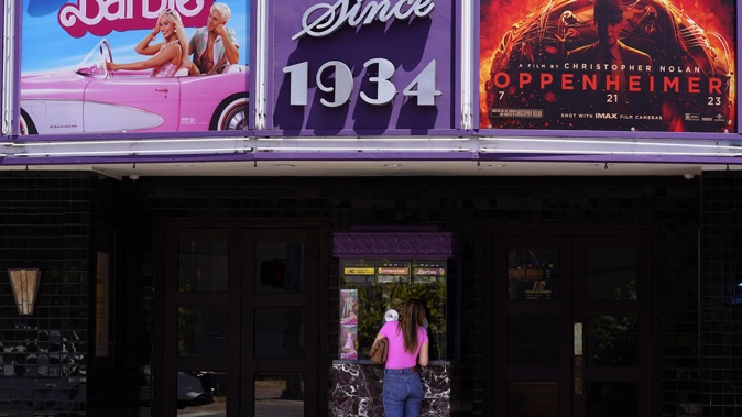 The films Barbie and Oppenheimer dramatically impacted consumer spending in the events and entertainment sector. Photo / AP