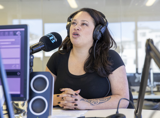 Wellington mayor Tory Whanau speaks to Newstalk ZB's Wellington Mornings after accusations she was drunk and behaving badly at a Wellington restaurant on Friday night. Photo / Mark Mitchell