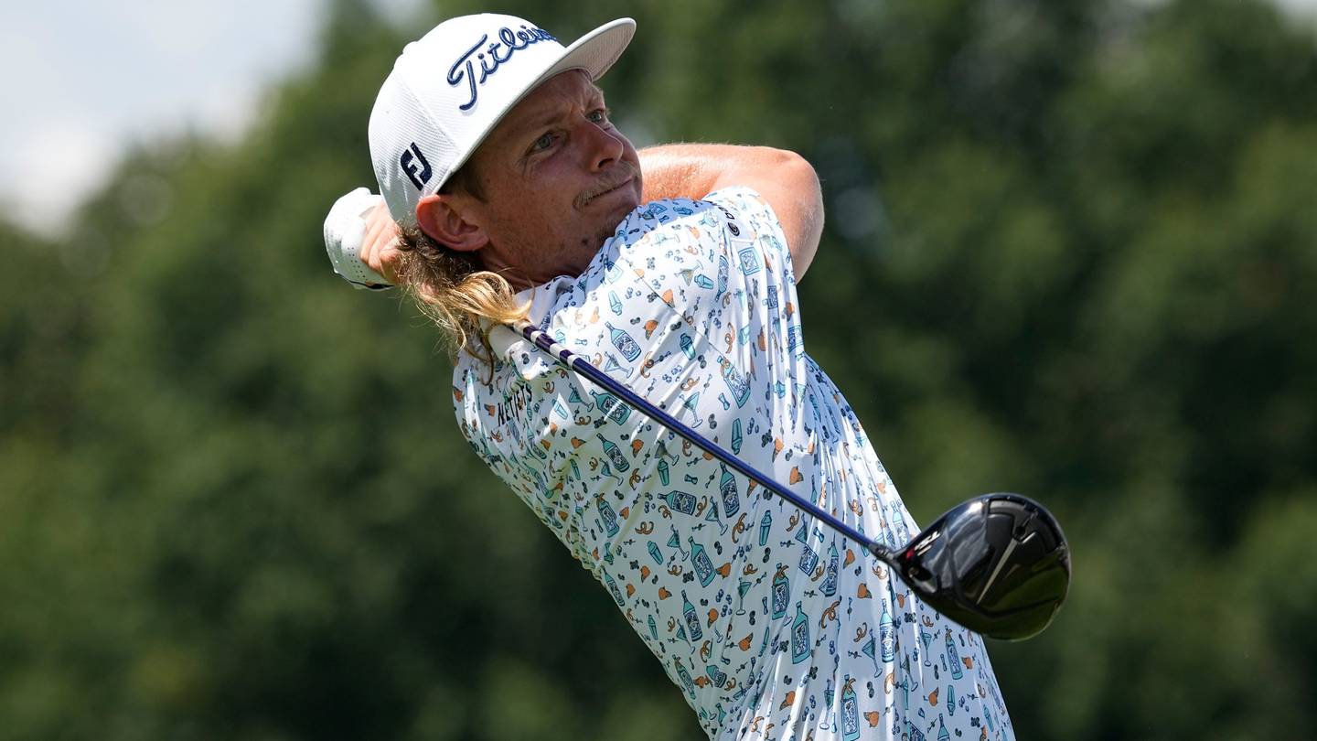 Cameron Smith during the second round of the Tour Championship. Photo / AP