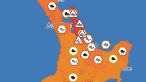 Cyclone one day out: MetService issues red wind warning, 22 orange alerts, 140km/h gusts expected