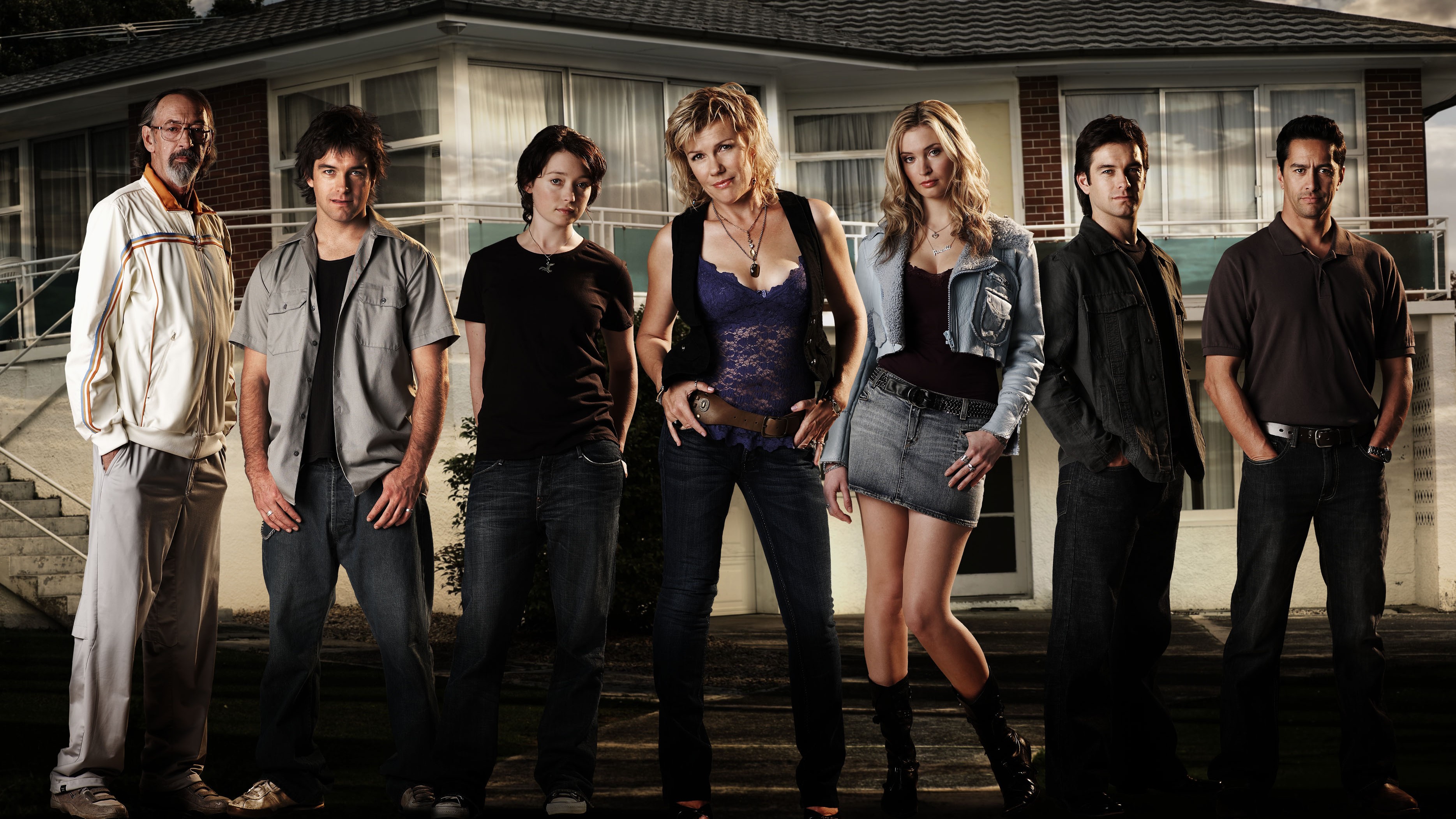 The cast of Outrageous Fortune. Photo / File | Supplied