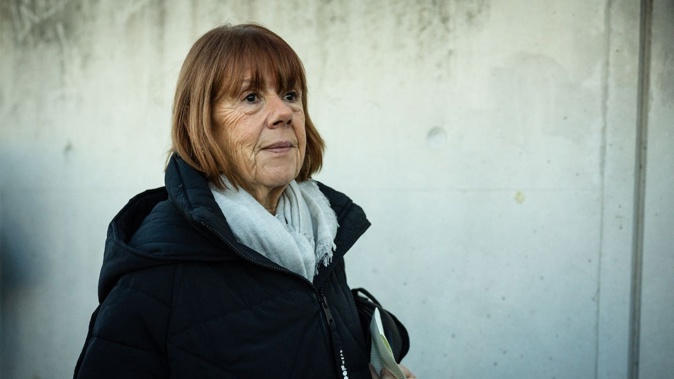 Gisele Pelicot leaves the Avignon courthouse after hearing the defence's final plea at the trial of her former partner Dominique Pelicot. Photo / AFP