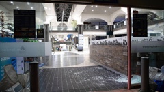Brownsons Jewellers were targeted for the fifth time now by offenders. Photo / Hayden Woodward.