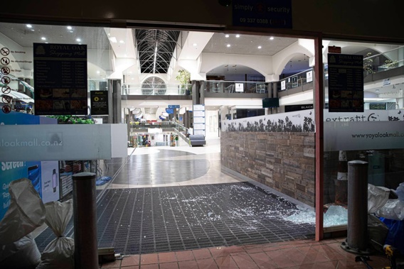 Brownsons Jewellers were targeted for the fifth time now by offenders. Photo / Hayden Woodward.