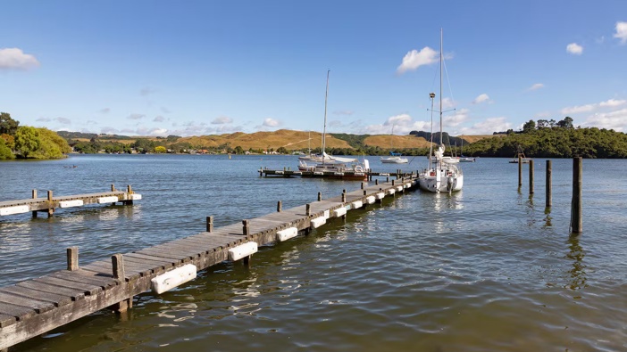 Public health warnings have been issued against swimming in Okawa Bay, Lake Rotoiti, because of algal blooms. Photo / Andrew Warner