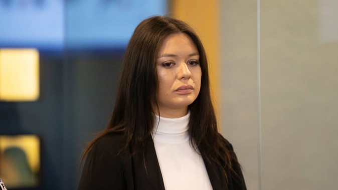 Natalie Jane Bracken in the dock at her trial in the High Court at Auckland last year. Photo / Brett Phibbs