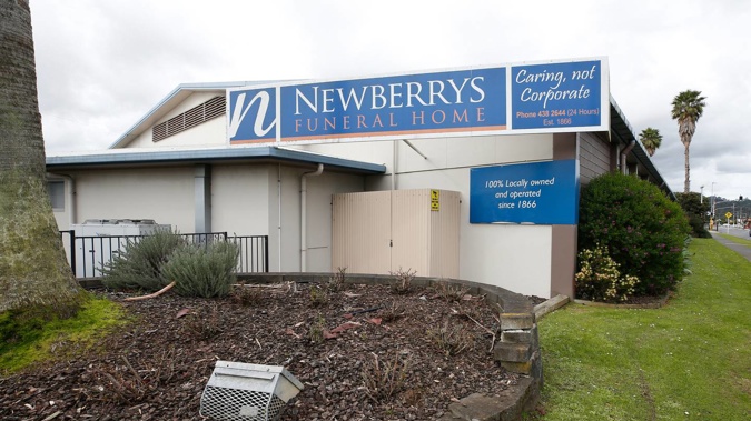 Newberrys Funeral home was ordered to pay over 25k to an ex worker. Photo / Michael Cunningham