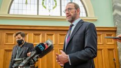 Health Minister Andrew Little says paid special leave or stand-downs give vaccine-hesitant workers time to reconsider. (Photo / Mark Mitchell)