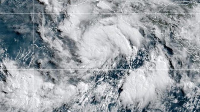 A satellite image of Hurricane Erick from the US National Oceanic and Atmospheric Administration. Photo / NOAA