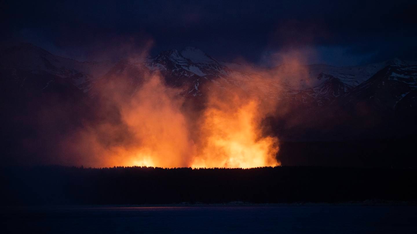 Fire and Emergency NZ have evacuated multiple Pukaki Downs residents due to a “significant” scrub fire. Photo / George Heard