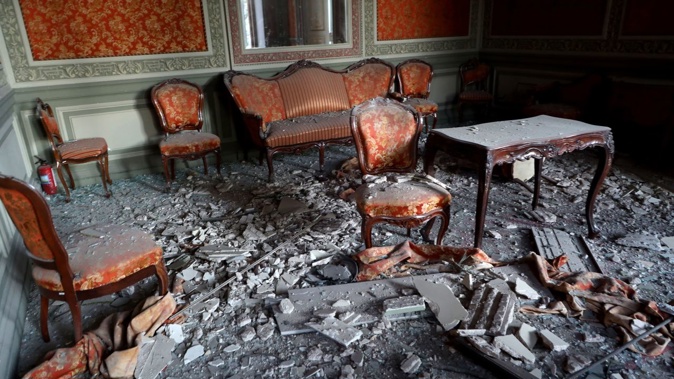 The House of Scientists following the missile strike in Odesa. Oleksandr Gimanov/AFP/Getty Images