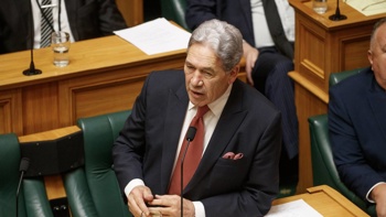 Watch: Winston Peters steps in for Christopher Luxon in Question Time