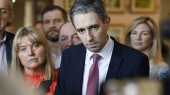 Minister for Further and Higher Education Simon Harris was the only candidate to put his name forward to succeed Varadkar. Photo / AP Nick Bradshaw 