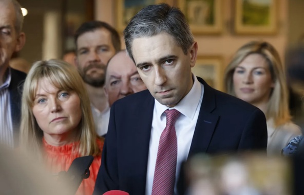 Minister for Further and Higher Education Simon Harris was the only candidate to put his name forward to succeed Varadkar. Photo / AP Nick Bradshaw