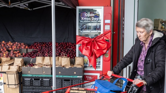 An 'emergency' vending machine at New World on Lunn Ave in Mount Wellington on December 24, 2024. Photo / Michael Craig