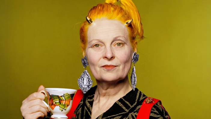 Vivienne Westwood: Punk, political and caring about the planet. Westwood is pictured at the first retrospective of her work at London's V&A in 2005. Photo / Getty Images