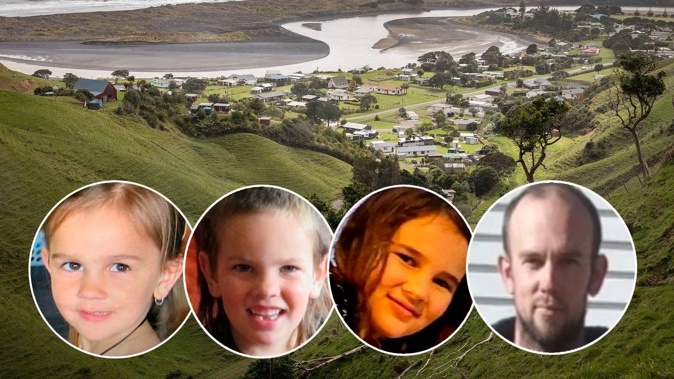 Father Tom Phillips (right) and his children Jayda, Ember and Maverick have not been seen since December 2021.