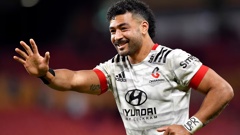 Richie Mo'unga will return to the Crusaders in 2027. Photo / AAP